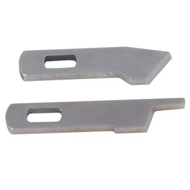 Imagem de Açougueiro de lâmina inferior superior para máquina de overlock doméstico, conjunto para máquina de sobretudo, lâminas de corte