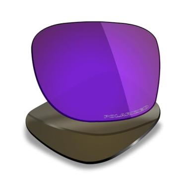 Imagem de Mryok Lentes de reposição ultra polarizadas para óculos de sol Arnette Dibs AN4169 58 mm, HD Polarized, proteção UV, resistente a impactos e ajuste perfeito - Roxo plasma