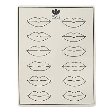 Imagem de PMU Products Protetores labiais – Pele para prática de microblading, 5 conjuntos de lábios – Pele para prática de blushing labial