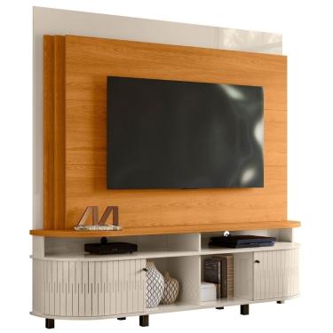 Imagem de Estante Home Para Tv 65 Polegadas Daytona Cinamomo Off White Madetec
