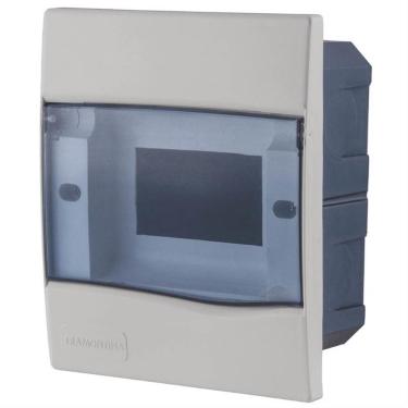 Imagem de Quadro De Distribuição De Embutir 5 Din - 56300-001 - Tramontina Quadro Distribuicao Emb.5 Trans Tramonti
