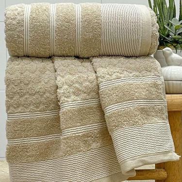 Imagem de Toalha Banhão Treviso Fio Penteado 80x150 Bege