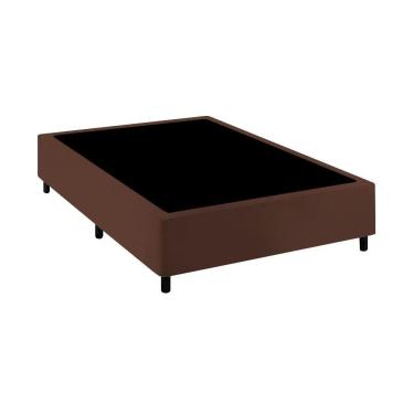 Imagem de Base Cama Box Casal Comum Marrom