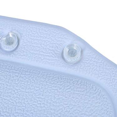 Imagem de Almofada de Pescoço de Spa de Espuma Espessa Com Ventosas Poderosas, Travesseiro de Banheira de Material de PVC 21 * 31 Cm, Relaxamento Em Laranja, Roxo, Azul Claro, Branco para