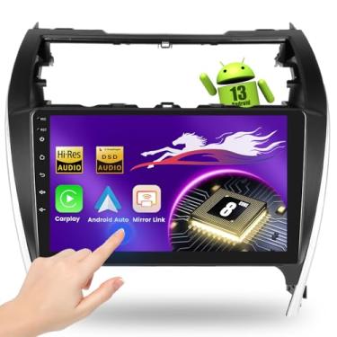 Imagem de Para Toyota Camry Car Radio 2012-2014 com WiFi 5G Qualcomm 8-core 4G + 64G DSP/áudio de alta resolução, tela sensível ao toque de 10,1 polegadas Android Car Stereo Carplay, Android Auto BT5.1 SWC GPS