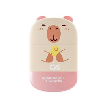 Imagem de Apontador e Borracha CIS Capi Rs Bl C/1