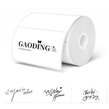 Imagem de Etiquetas adesivas térmicas de 5 x 3 cm, branco, 300 peças