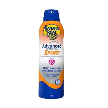 Imagem de Banana Boat Advanced Protection Sport Aerosol FPS 50 170g | Toque Seco, Resistente à Água e ao Suor com Tecnologia AvoTriplex