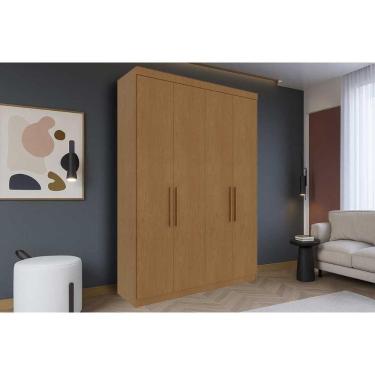 Imagem de Guarda Roupa Solteiro 4 Portas E 2 Gavetas Ph 1714 Carvalho Vermontt - Herval