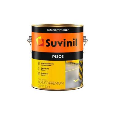 Imagem de Tinta Acrílica para Piso Fosco Cerâmica 3,6 Litros - Suvinil