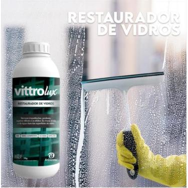 Imagem de Kit 2 Limpador polidor vidros 1 kg Vittrolux tira imperfeições gordura
