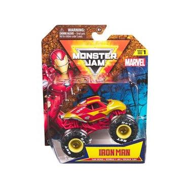 Imagem de Carrinho Do Homem De Ferro Escala 1:64 Marvel - Monster Jam