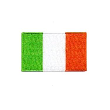 Imagem de Ruoming 1 PÇ Bandeira Multinacional 1 Patches Passar a Ferro ou Costurar Bordado Tático Militar Nacional Multinacional (Irlanda)