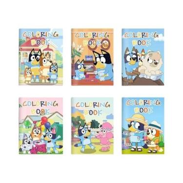 Imagem de Livro De Colorir Bluey E Bingo 12 Estilos Desenho De Graffiti Brinqued