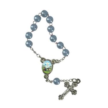 Imagem de 50 Unidades Mini Terço com Foto de Nossa Senhora de Fátima - SJO Artig