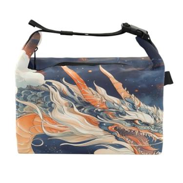 Imagem de STAYTOP Lancheira fantástica dragão com fivela de alça, lancheira isolada para meninos e meninas, lancheira térmica para trabalho escolar