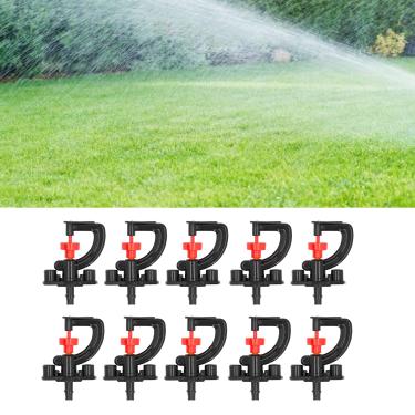 Imagem de Bico de pulverização refração tipo Set 10 Micro Aspersor irrigação rotativo para estufa viveiro árvores frutíferas arbustos comercial industrial domés