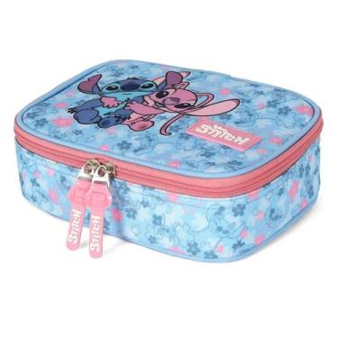 Imagem de Estojo Jumbo Disney Filme Stitch Meninas Escolar Original - Luxcel