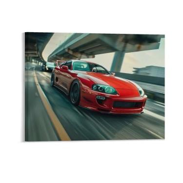 Imagem de HouLaiZhe Sup Drift Jdm Car Cool Posters Tela Estética Decoração de Quarto Pintura de Parede Impressões Sala de Galeria Decoração de Parede para Quarto Sala de Estar Escritório 08 x 10 polegadas (20 x