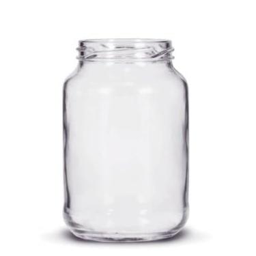 Imagem de Kit 5 Unidades - Pote de Vidro Conserva 600ml - Sem Tampas