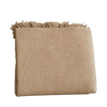 Imagem de Manta Para Sofá Gigante Luxo 2,40X1,80m l Premium De Algodão Capa Decorativa Protetora - Revestimento Protetor para Sofá, Cama, Puff(FLOR DO SERTÃO AREIA)