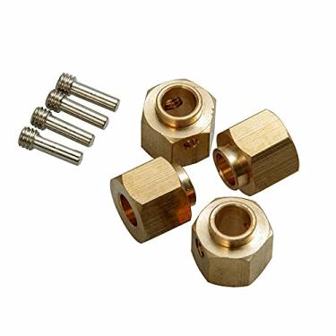 Imagem de 4 peças de cubos de roda sextavados pesados para carro Traxxas TRX-4 Crawler TRX4 1/10 RC