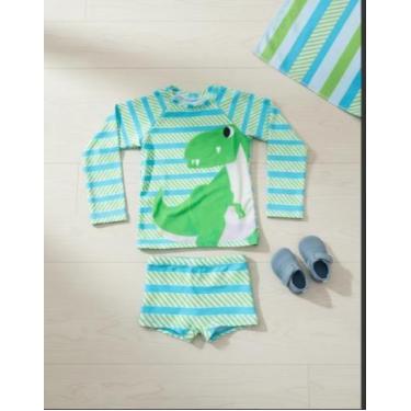 Imagem de Conjunto Sunga Infantil Com Blusa Proteção Uv50 Térmica Dry - Star Gol