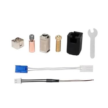 Imagem de Kit Hotend totalmente metálico atualizado, compatível com Artillery Sidewinder X1 X2 Genius Pro - Bico de filamento de 1,75 mm, bloco de aquecimento, termistor, peças para impressora 3D.