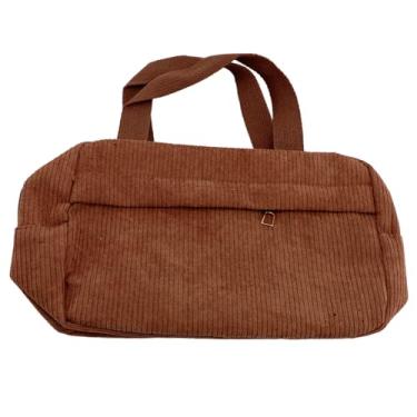 Imagem de Ymiko Bolsa Cosmética Com Alça, Bolsa de Maquiagem Leve e Macia para Viagens de Produtos de Higiene Pessoal, Moda Portátil para Uso Diário Ao Ar Livre (M)