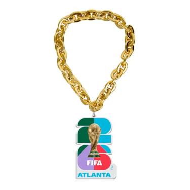 Imagem de HONAV Corrente para fãs da Copa do Mundo da FIFA Atlanta Cidade anfitriã de 43 cm – Cordão FIFA durável, leve e confortável, design oficialmente licenciado – Ótimo dia de jogo e apoia seu país