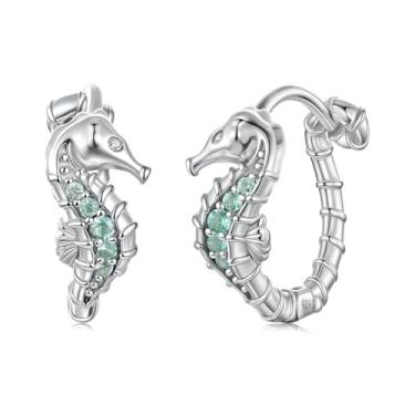 Imagem de GemKing Brincos de argola torcida BSE1147, Prata esterlina, Sem Pedra Preciosa