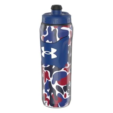 Imagem de Under Armour Garrafa esportiva com isolamento térmico 2 para playmaker de 800 ml, resistente a vazamentos para beisebol, futebol e muito mais, Royal Hypercamo
