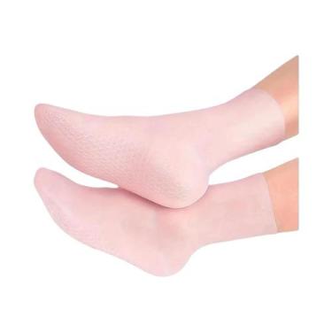 Imagem de Meias De Silicone Hidratantes Para Homens E Mulheres, Meias Reutilizáv