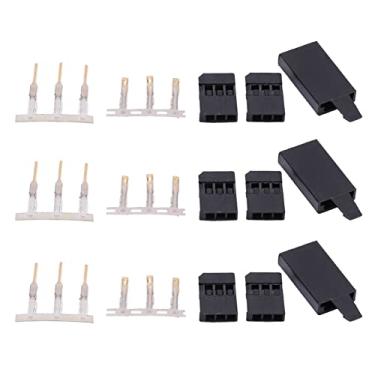 Imagem de Fafeicy Kit de Conector de Terminais Banhado a Ouro 50 Peças, Material de Latão Abs, Fácil de Operar para Testes de Instrumentos Eletrônicos e Aeromodelagem