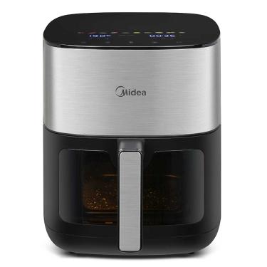 Imagem de Fritadeira Midea Smart Chef Pro Preto e Inox - MAD600G
