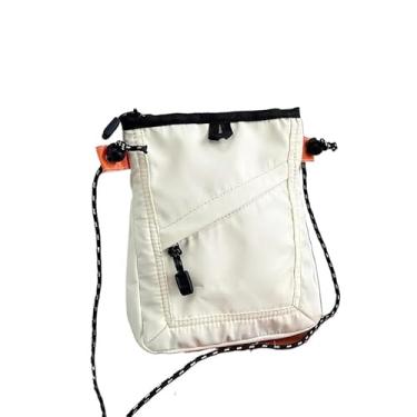Imagem de Bolsa tiracolo feminina, bolsa carteira pequena macia, bolsas de ombro com alça ajustável, bolsa tiracolo leve para celular, Branco, Casual