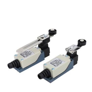 Imagem de TZ-8108 Interruptor de limite de viagem 5A 250VAC redefinição momentânea rotativa braço alavanca rolo ajustável contato cobre TZ-8104 1 peça (TZ-8104)