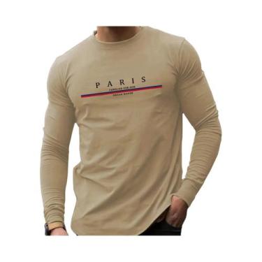 Imagem de Camiseta Masculina plus Size De Algodão, Corte Solto, Casual, Esportiv