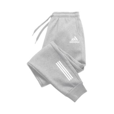 Imagem de Calças De Moletom Casuais Masculinas De Alta Qualidade Para Fitness E 