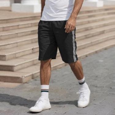 Imagem de Bermuda Tactel Masculina Treino Bolso Traseiro 381 - P-Masculino