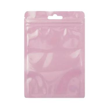 Imagem de Sacos Plásticos Reutilizáveis Com Fecho Zip Em Cores Macaron 50pcs Emb