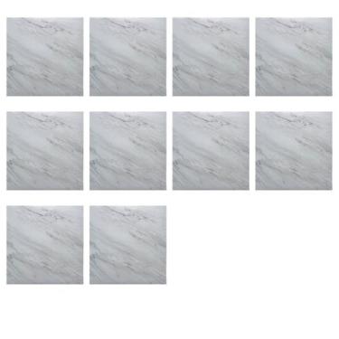 Imagem de Piso Vinilico Marmore Adesivo Autocolante 10 uni Antiderrapante Imperm