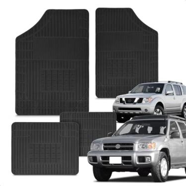 Imagem de Jogo Tapete 100% Borracha Pathfinder 2000 A 2009 Impermeável Antiderrapante Automotivo 4 Peças