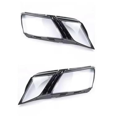 Imagem de Capa do farol carro compatível com Skoda Octavia 2017 2018 2019 Acessórios Sombra Shell Transparente Abajur Caso Lente de vidro Tampa da lente(B Left and Right)