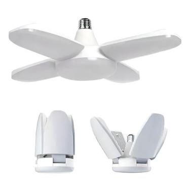 Imagem de Lâmpada 4 Pétala Led 60w Design Moderno Bivolt Branca Fria 6500k E27 E