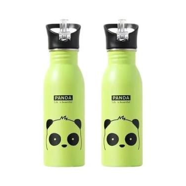 Imagem de Garrafa De Água Esportiva De Aço Inoxidável Kawaii 500ML Para Crianças