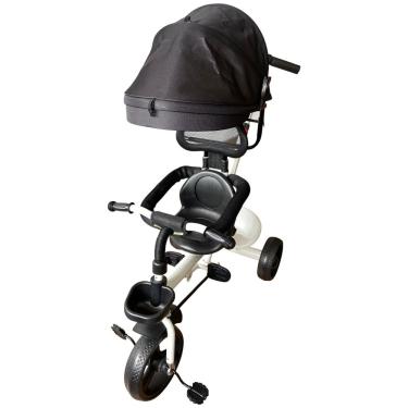 Imagem de Triciclo Infantil com Empurrador Comfort Branco