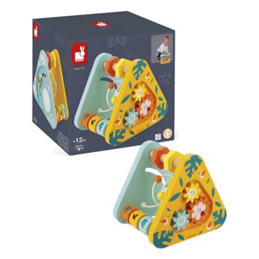 Imagem de Brinquedo Triângulo Multi Atividades De Madeira Janod J08268