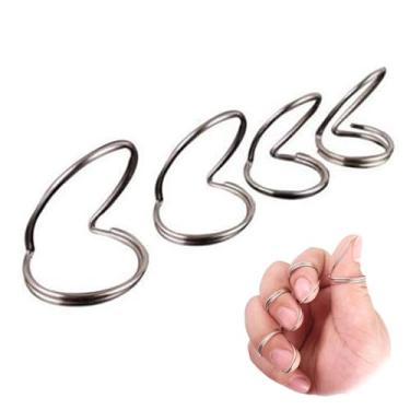 Imagem de FAMKIT 4 peças palhetas de borboleta para guitarra palhetas de polegar estilo dedo palhetas de dedo palhetas de dedo palhetas de guitarra de metal acessórios de instrumentos musicais