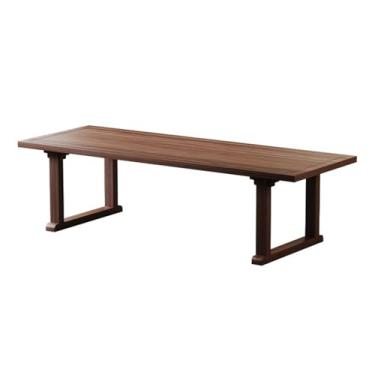 Imagem de Mesa de escritório em casa moderna e simples, estética chinesa, preta, nogueira, mesa, escritório, escritório, escrita, estação de trabalho (G)